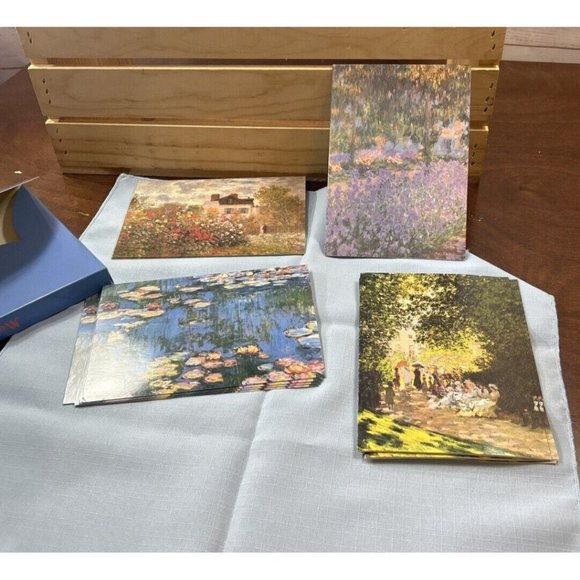 Vintage Box Monet 13 BLANK CARDS WITH ENVELOPES 4 designs 1998 JCPENNEY - Picture 2 of 5